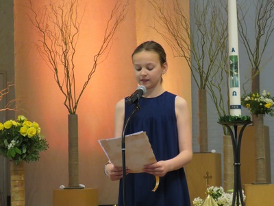 Catechesemoment vormelingen 2019 - Zondag 21 april 2019 - Beloftenviering - Charter - Paasviering - Wegwijzerviering - Sint-Anna-ten-Drieënparochie, Antwerpen Linkeroever